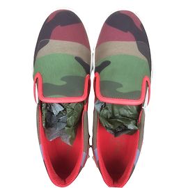 Slip On Valentino Rockstud Camo Multicolore
