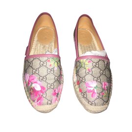 Gucci Bloom Espadrilles Pink