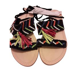 Antik Batik Sandals Black