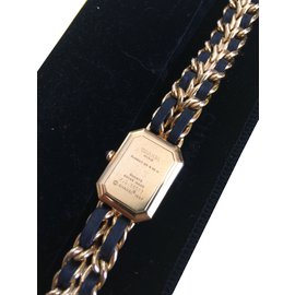 Chanel-Relojes finos-Dorado