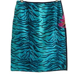 Gianni Versace Falda Azul