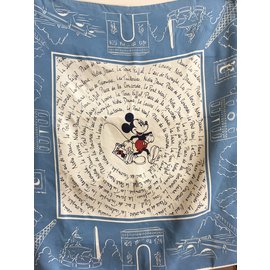 Autre Marque-DONALDSON Disney Silk scarf-Blue