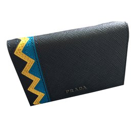 Prada-Card Wallet new-Blue