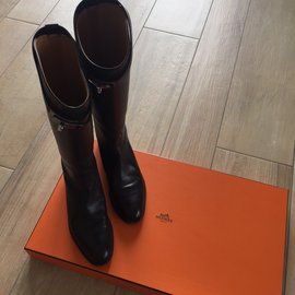 Hermès-Boots-Black