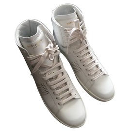 Saint Laurent-scarpe da ginnastica-Bianco