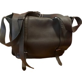 Hermès-Bag Briefcase-Brown