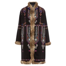 Antik Batik Mäntel, Oberbekleidung Schwarz