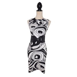 Wolford Kleider Schwarz Weiß