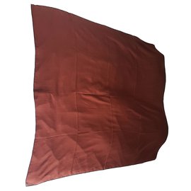 Hermès-Châle homme-Marron foncé