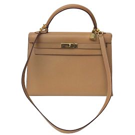 Hermès Kelly 32 ouro Bege