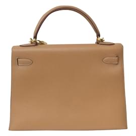 Hermès-Kelly 32 oro-Beige