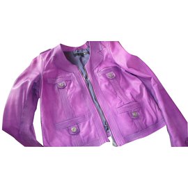 Just Cavalli-Biker jackets-Pink