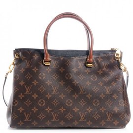 Louis Vuitton-Handbag PALLAS-Brown,Black