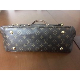 Louis Vuitton-Handbag PALLAS-Brown,Black