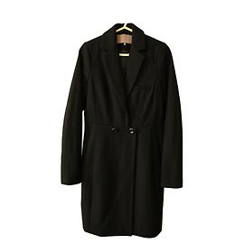 Autre Marque Casaco preto de lã e poliéster Preto