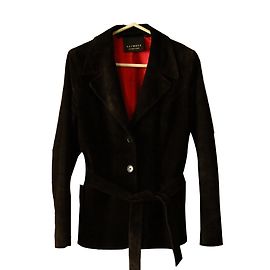 Oakwood jacket dark brown goatskin with belt Dark brown