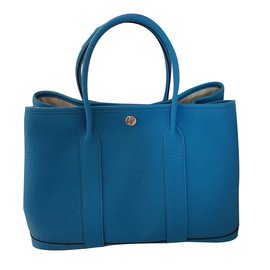 Hermès-Bolsos de mano-Azul