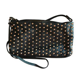 Zara-Handbag-Black,Golden