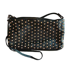 Zara Bolsa Preto Dourado