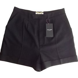 Saint Laurent Kurze Hose Schwarz