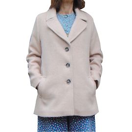 Paul & Joe Sister Pink Wool Coat Size 36 Pink