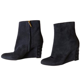 Christian Dior-Ankle Boots-Blue