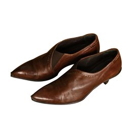 Autre Marque-HEYRAUD Ankle Boots-Dark brown