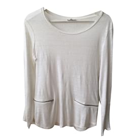 Claudie Pierlot Strickjacke Weiß Weiß
