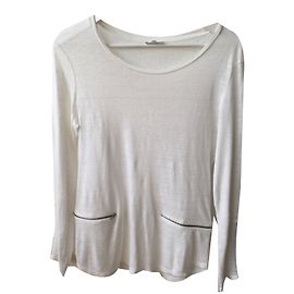 Claudie Pierlot Tricot Blanc Blanc