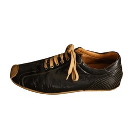 Rene Derhy-scarpe da ginnastica-Marrone,Nero