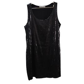 KOOKAÏ Paillettenkleid Schwarz Schwarz