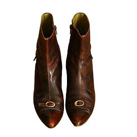 Autre Marque Botas KALLISTE One Sunday in Venice Marrom Pele de Vitela Marrom