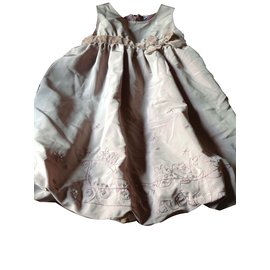 Autre Marque Robe de fête rose brodée 2 ans Rose