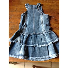 Autre Marque-Rock&Roll Robe fille-Bleu