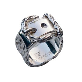 Hermès-Ring Sellier-Silber