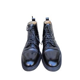 Kenzo Black Patent Leather Boots Black