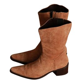 Minelli-Ankle Boots-Light brown