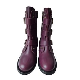 Ikks Bottines Bordeaux