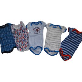 Petit Bateau-Body garçon-Bleu