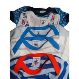 Petit Bateau-Body garçon-Bleu