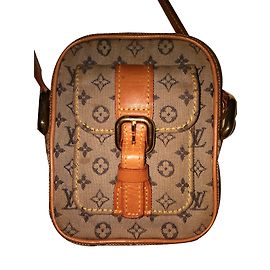 Louis Vuitton POCHETTE Beige Bleu Marine