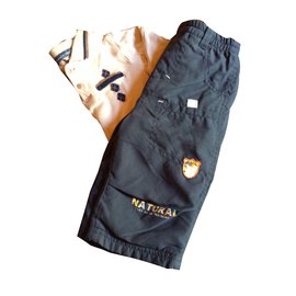 Autre Marque-Outfits-Blue,Beige