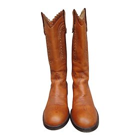 Ash Brando leather boots caramel Caramel