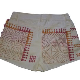 Shorts de algodão Antik Batik Multicor