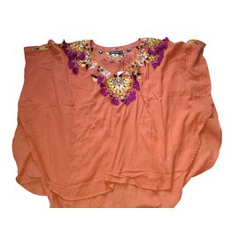 Robe en coton Antik Batik Corail Corail