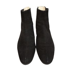 Bottines Salvatore Ferragamo en cuir noir Noir