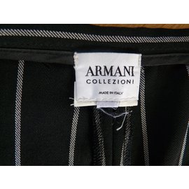 Armani-armani collezioni Pants-Black