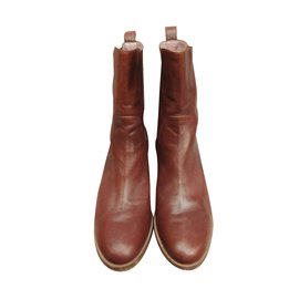 Robert Clergerie-Ankle Boots-Brown