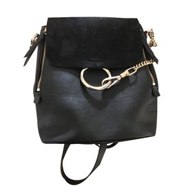 Chloé-Rucksack-Schwarz