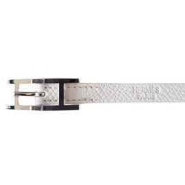 Hermès-Bracelet HERMES BEHAPI-Blanc